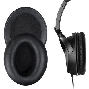 2pcs Protein Leather Replacement Earpads For EDIFIER H840 / H841P / K830 / G3 / K5000 / K6500(Black)