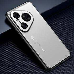 For Huawei Pura 80 Pro 5G Frosted Metal Phone Case(Silver)