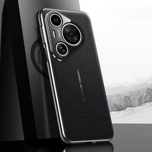 For Huawei Pura 70 Pro / Pro+ Premium Electroplated Imitation Ultimate Design Phone Case(Black)