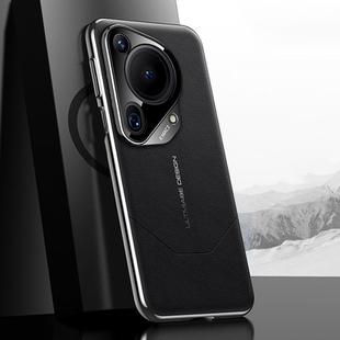 For Huawei Pura 70 Ultra Premium Electroplated Imitation Ultimate Design Phone Case(Black)