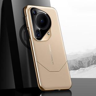 For Huawei Pura 70 Ultra Premium Electroplated Imitation Ultimate Design Phone Case(Gold)