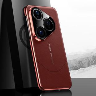 For Huawei Pura 80 5G Premium Electroplated Imitation Ultimate Design Phone Case(Red)