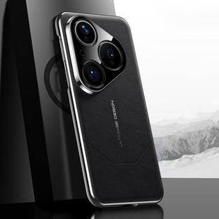 For Huawei Pura 80 5G Premium Electroplated Imitation Ultimate Design Phone Case(Black)