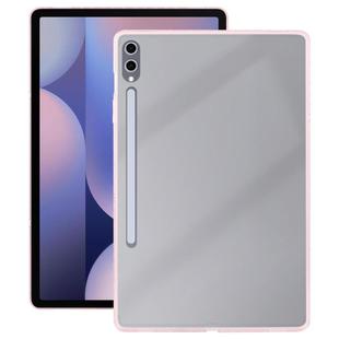 For Samsung Galaxy Tab S9+ / S10+ Color TPU Hybrid Clear Acrylic Tablet Case(Pink)