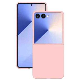 For Samsung Galaxy Z Flip6 Kalebol Paint-sprayed Solid Color PC Phone Case(Pink)