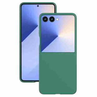 For Samsung Galaxy Z Flip5 Kalebol Paint-sprayed Solid Color PC Phone Case(Green)
