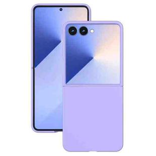 For Samsung Galaxy Z Flip5 Kalebol Paint-sprayed Solid Color PC Phone Case(Purple)