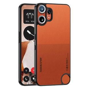 For Nothing CMF Phone 2 Pro GKK Skin Feel Leather Phone Case(Orange Red)