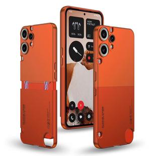 For Nothing CMF Phone 2 Pro GKK Mortise-Tenon Connection Contrast Color Shockproof Phone Case(Orange Red)