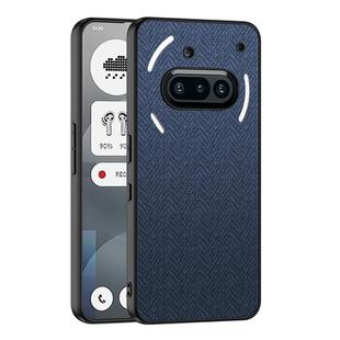 For Nothing Phone 3a GKK Skin Feel Leather Nylon Phone Case(Blue)
