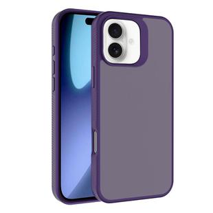 For iPhone 17 Kalebol Frosted PC Hybrid TPU Phone Case(Dark Purple)