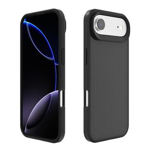 For iPhone 17 Air Kalebol Frosted PC Hybrid TPU Phone Case(Black)