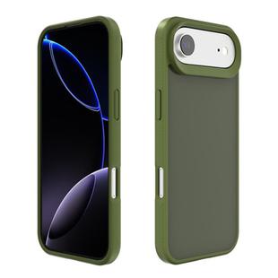For iPhone 17 Air Kalebol Frosted PC Hybrid TPU Phone Case(Deep Green)
