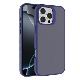 For iPhone 16 Pro Max Kalebol Frosted PC Hybrid TPU Phone Case(Blue)