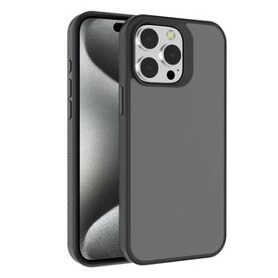 For iPhone 15 Pro Kalebol Frosted PC Hybrid TPU Phone Case(Black)