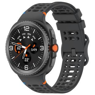 For Samsung Galaxy Watch 8 / 8 Classic xDfind Ladder Buckle Silicone Watch Band(Official Space Grey)