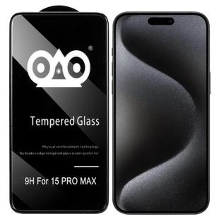 For iPhone 15 Pro Max Shockproof Anti-breaking Edge Airbag Tempered Glass Film