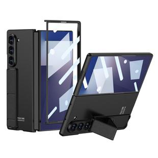 For Samsung Galaxy Z Fold7 5G GKK Integrated Ultra-thin Full Cover Phone Case with Bracket(Black)