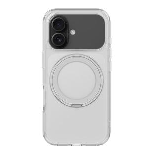 For iPhone 17 Kalebol Frosted MagSafe Holder Acrylic Hybrid TPU Phone Case(Transparent)