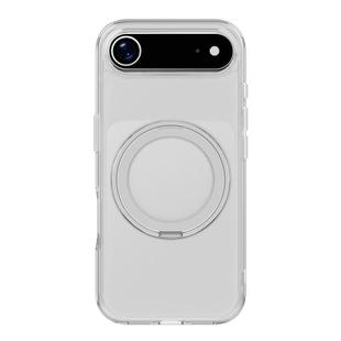 For iPhone 17 Air Kalebol Frosted MagSafe Holder Acrylic Hybrid TPU Phone Case(Transparent)