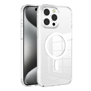 For iPhone 15 Pro Kalebol Clear Space MagSafe TPU Phone Case(Transparent)