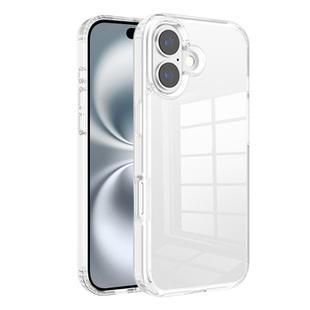 For iPhone 16 Kalebol Clear Space TPU Phone Case(Transparent)