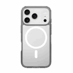 For iPhone 17 Pro Max Kalebol Clear MagSafe PC Hybrid TPU Shockproof Phone Case(Grey)