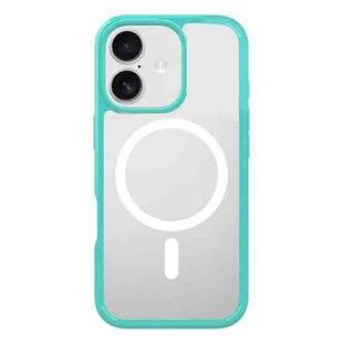 For iPhone 17 Kalebol Clear MagSafe PC Hybrid TPU Shockproof Phone Case(Green)