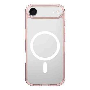 For iPhone 17 Air Kalebol Clear MagSafe PC Hybrid TPU Shockproof Phone Case(Pink)