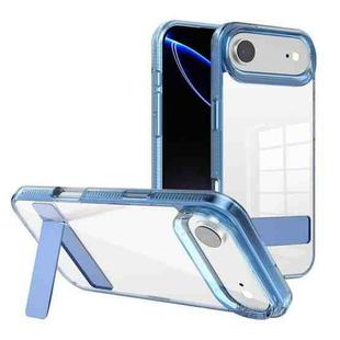 For iPhone 17 Air Kalebol Holder Clear Acrylic Hybrid TPU Phone Case(Blue)