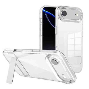 For iPhone 17 Air Kalebol Holder Clear Acrylic Hybrid TPU Phone Case(Transparent)