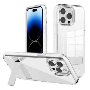 For iPhone 14 Pro Max Kalebol Holder Clear Acrylic Hybrid TPU Phone Case(Transparent)