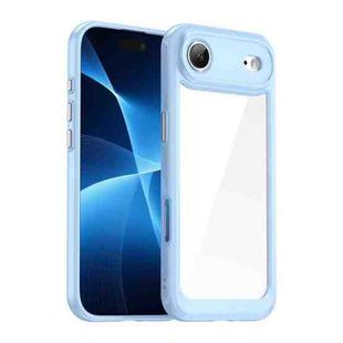 For iPhone 17 Air Colorful Series Acrylic + TPU Phone Case(Blue)