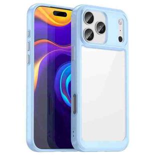 For iPhone 17 Pro Max Colorful Series Acrylic + TPU Phone Case(Blue)
