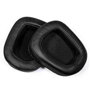 2pcs Insert Replacement Earpads For Logitech G533 / G633 / G635 / G933 / G935, Material:Lambskin(Black)