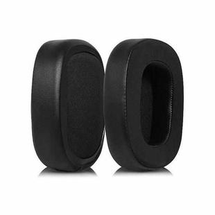 2pcs Hot Pressed Insert Replacement Earpads For Logitech G533 / G633 / G635 / G933 / G935, Material:Protein Leather and Ice Silk Fabric(Black)