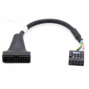 2pcs Computer Motherboard USB3.0 Adapter Cable(20 Pin Male to 9 Pin Female)