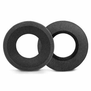 2 Pack Compressed Cotton Earphone Replacement Earpads Pads For Grado GS1000i / GS1000e / GS2000e(Black)