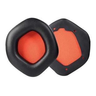 1 Pair Snap-on Replacement Earpads For ASUS ROG Strix7.1, Material:Protein Leather(Black Orange)