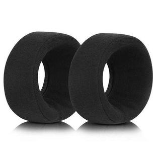 2 Pack Flannel Earphone Replacement Earpads Pads For Grado SR60 / SR80 / SR125 / SR225(Black)