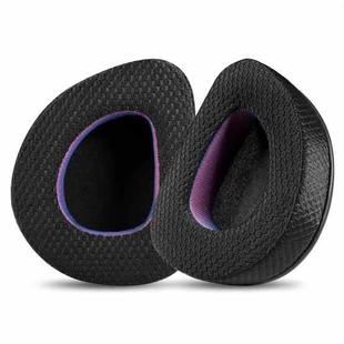 2pcs Insert Replacement Earpads For ASUS ROG Delta S, Material:Net Fabric(Black Purple)