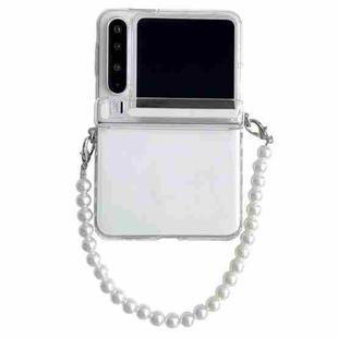 For Huawei Pura X Side Buckle Axis Transparent Phone Case with Bracelet