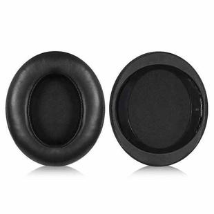 2 Pack Lambskin Splicing Earphone Replacement Earpads Pads For Philips SHP9500(Black)