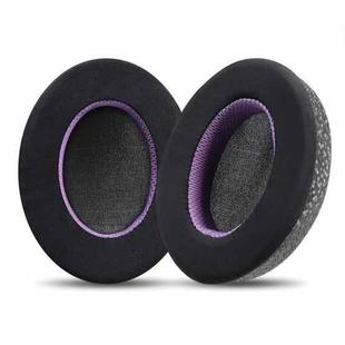 2pcs Insert Replacement Earpads For Razer Standard X / Kraken X / V3 X, Material:Ice Leather Fabric(Black Purple)