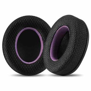 2pcs Insert Replacement Earpads For Razer Standard X / Kraken X / V3 X, Material:Net Fabric(Black Purple)