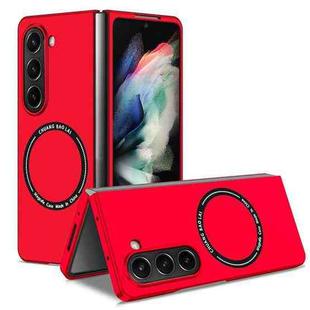 For Samsung Galaxy Z Fold6 Kalebol MagSafe Shockproof Frosted PC Phone Case(Red)
