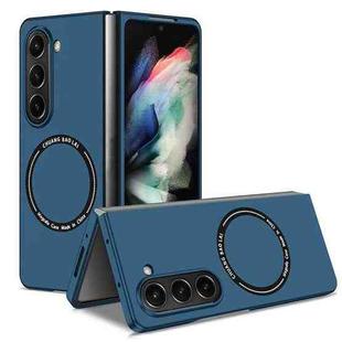 For Samsung Galaxy Z Fold5 Kalebol MagSafe Shockproof Frosted PC Phone Case(Royal Blue)