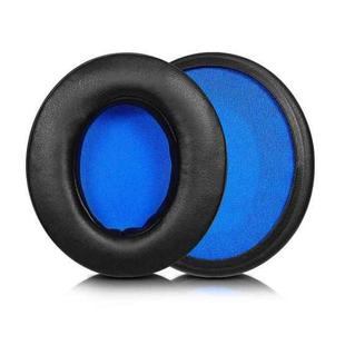 2pcs Insert Replacement Earpads For Razer Standard X / Kraken X / V3 X, Material:Protein Leather(Black Blue)