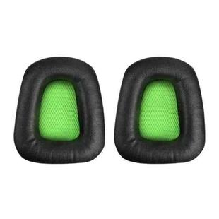 2pcs Insert Replacement Earpads For Razer Electra V1 / V2, Material:Protein Leather(Black Green)