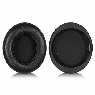 2 Pack Lambskin Punching Splicing Earphone Replacement Earpads Pads For Philips SHP9500(Black)